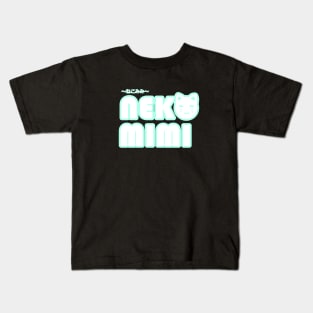 Neko Mimi logo Kids T-Shirt